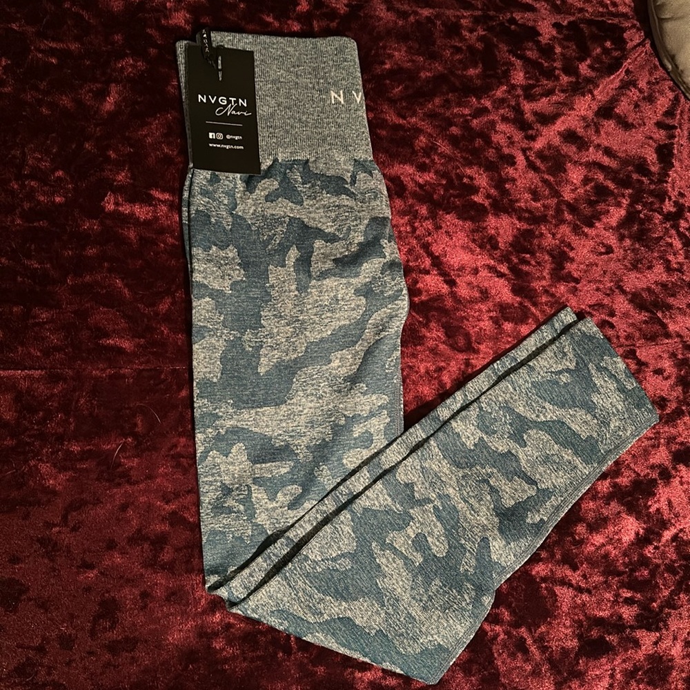 NVGTN - Blue Camo Leggings